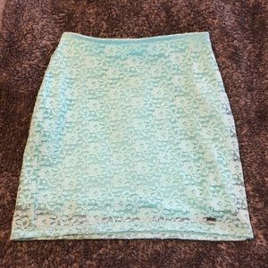 Hollister lace skirt
